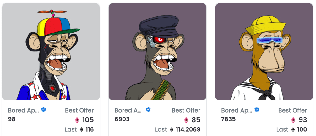 币圈狂跌<strong></p>
<p>各种币圈</strong>，殃及NFT