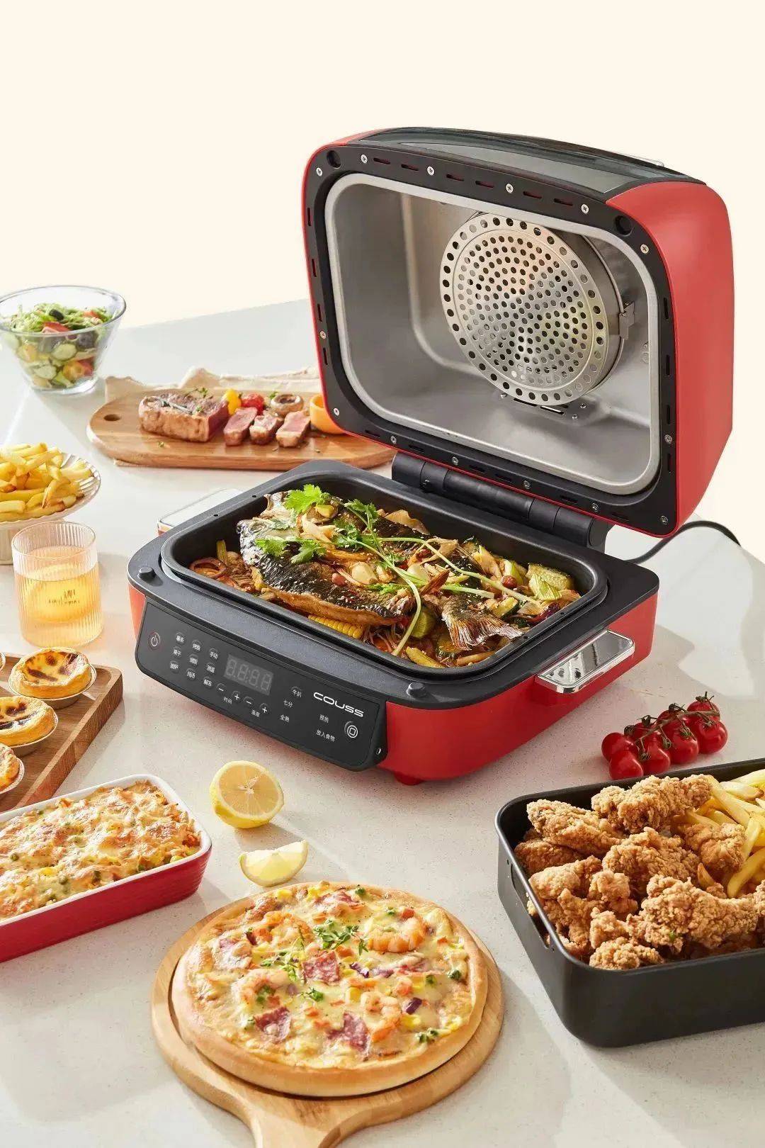 可以空气炸的牛扒机<strong></p>
<p>新上市的股票</strong>,卡士CA507煎炸一体机新上市全城热销!