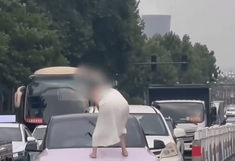 河南一女子路上持械打砸多辆车，最新回应：已被警方控制