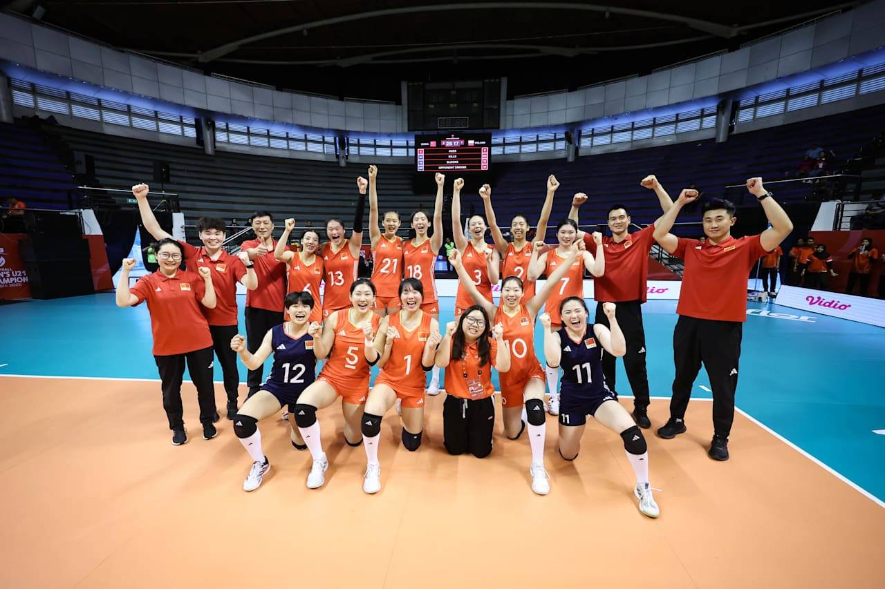 U21世锦赛-中国女排3-1波兰获第5 李涵宇17分揽得分王