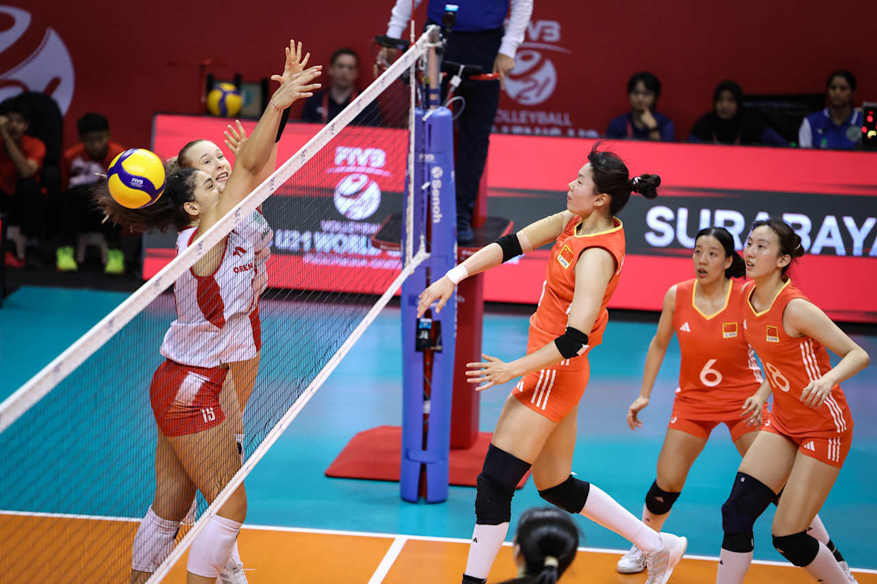 U21世锦赛-中国女排3-1波兰获第5 李涵宇17分揽得分王