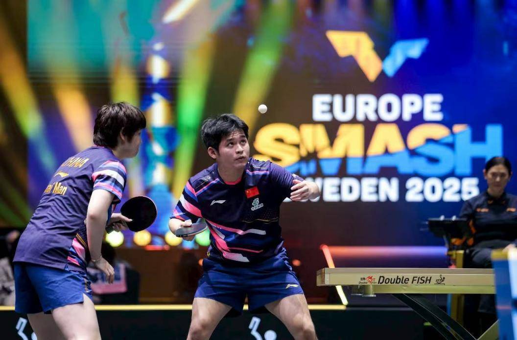 林诗栋双线作战均终结“黑马” 混双携蒯曼进决赛