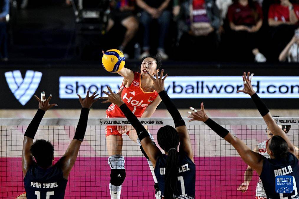 女排世锦赛：中国队胜多米尼加队