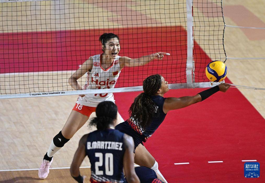 女排世锦赛：中国队胜多米尼加队