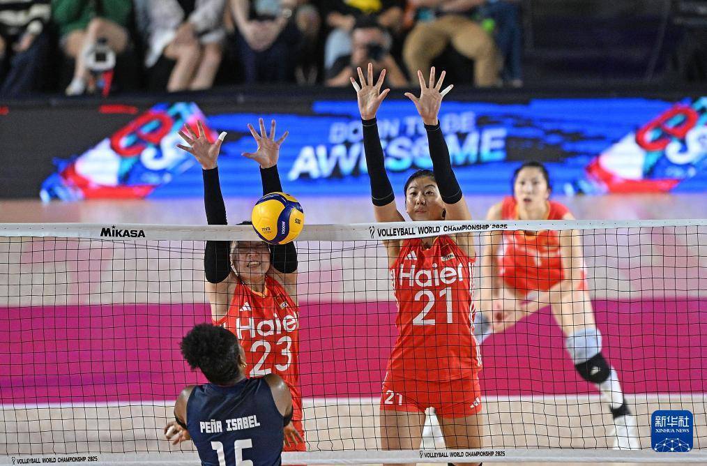 女排世锦赛：中国队胜多米尼加队