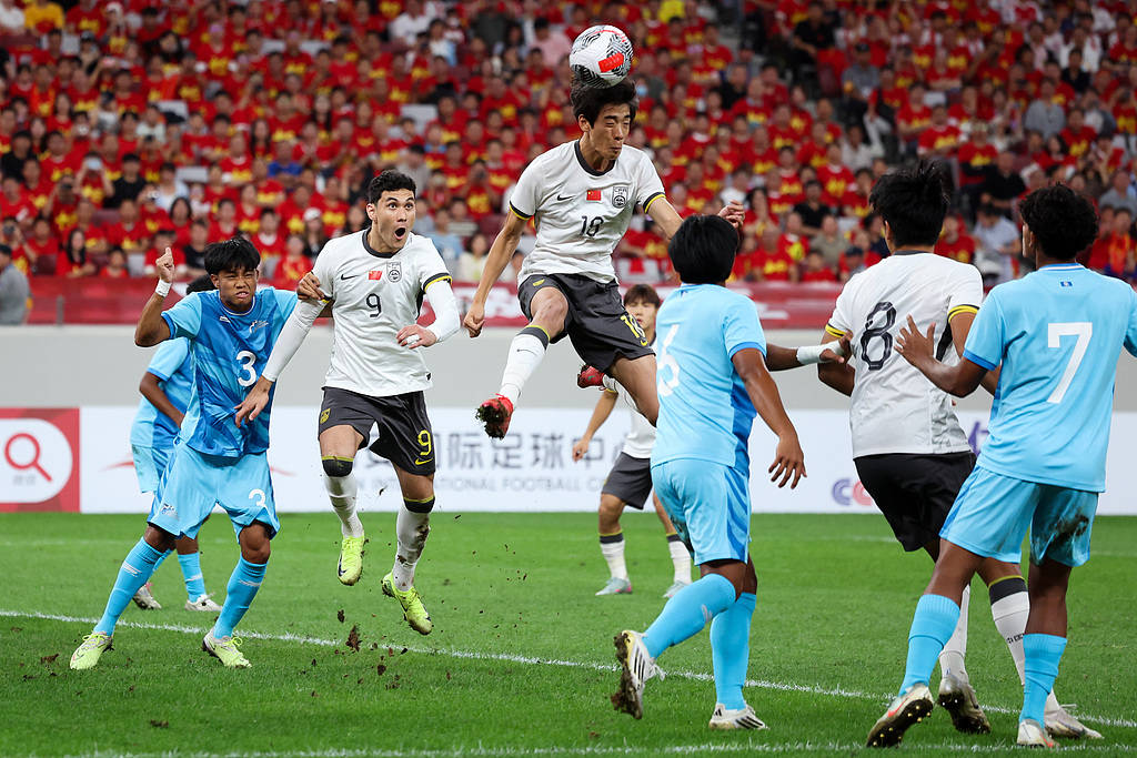 U23亚预赛-王钰栋替补独造6球 U22国足10-0北马里亚纳两连胜