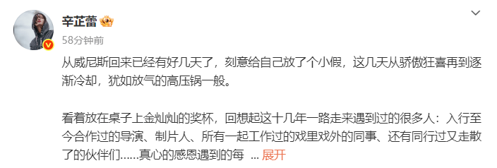 辛芷蕾发长文感谢前经纪人：谢谢梁婷女士让<strong></p>
<p>tp钱包是正规平台</strong>我有梦可做