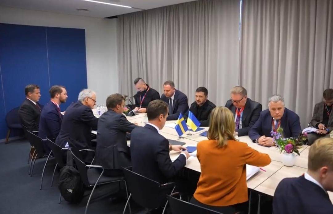 泽连斯基与多国领导人会晤 讨论安全合作等议题