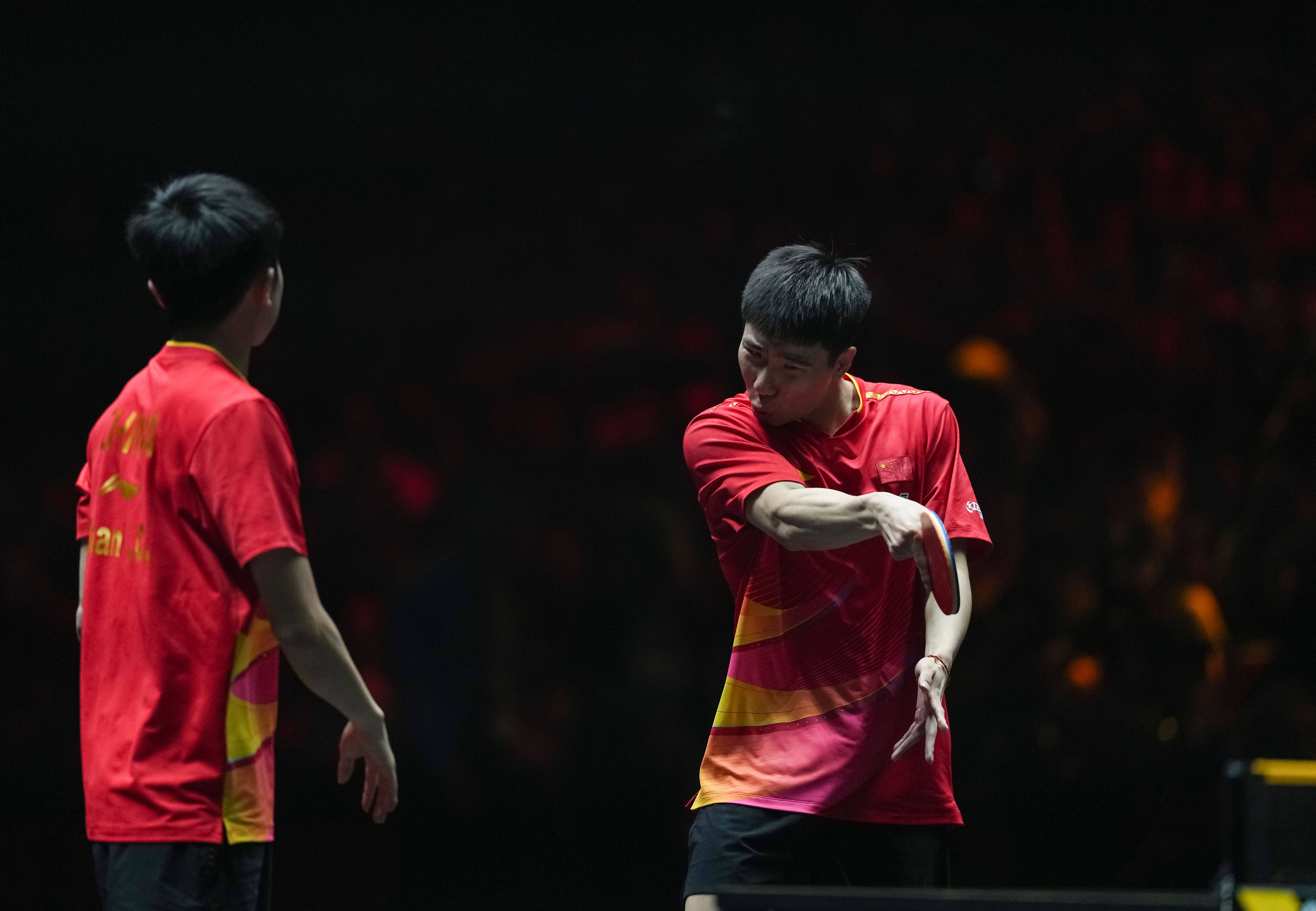 （体育）乒乓球——WTT中国大满贯赛：林诗栋/王楚钦晋级男双四强