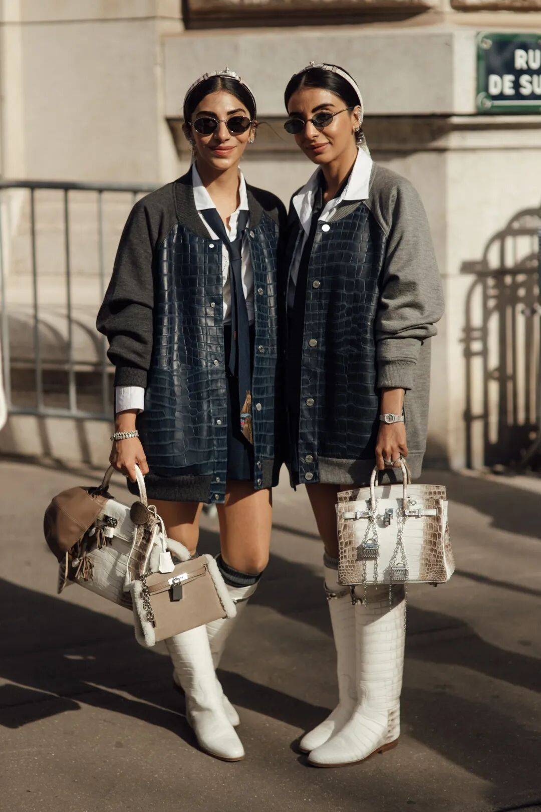 爱马仕当“头饰”<strong></p>
<p>usdt官网</strong>，香奈儿挂满身，这对“神秘姐妹”是谁？